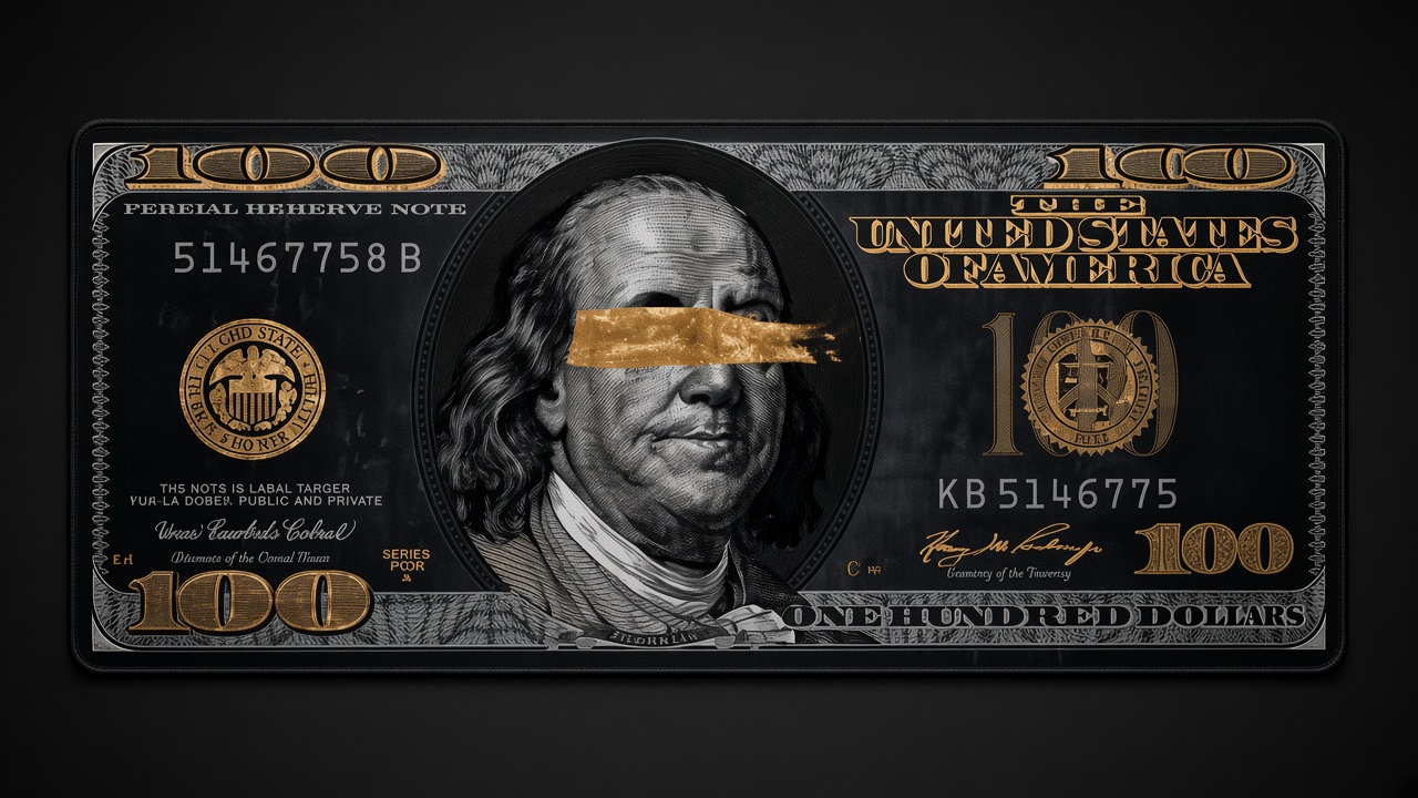 Mousepad Gamer Billete 100 Dólares